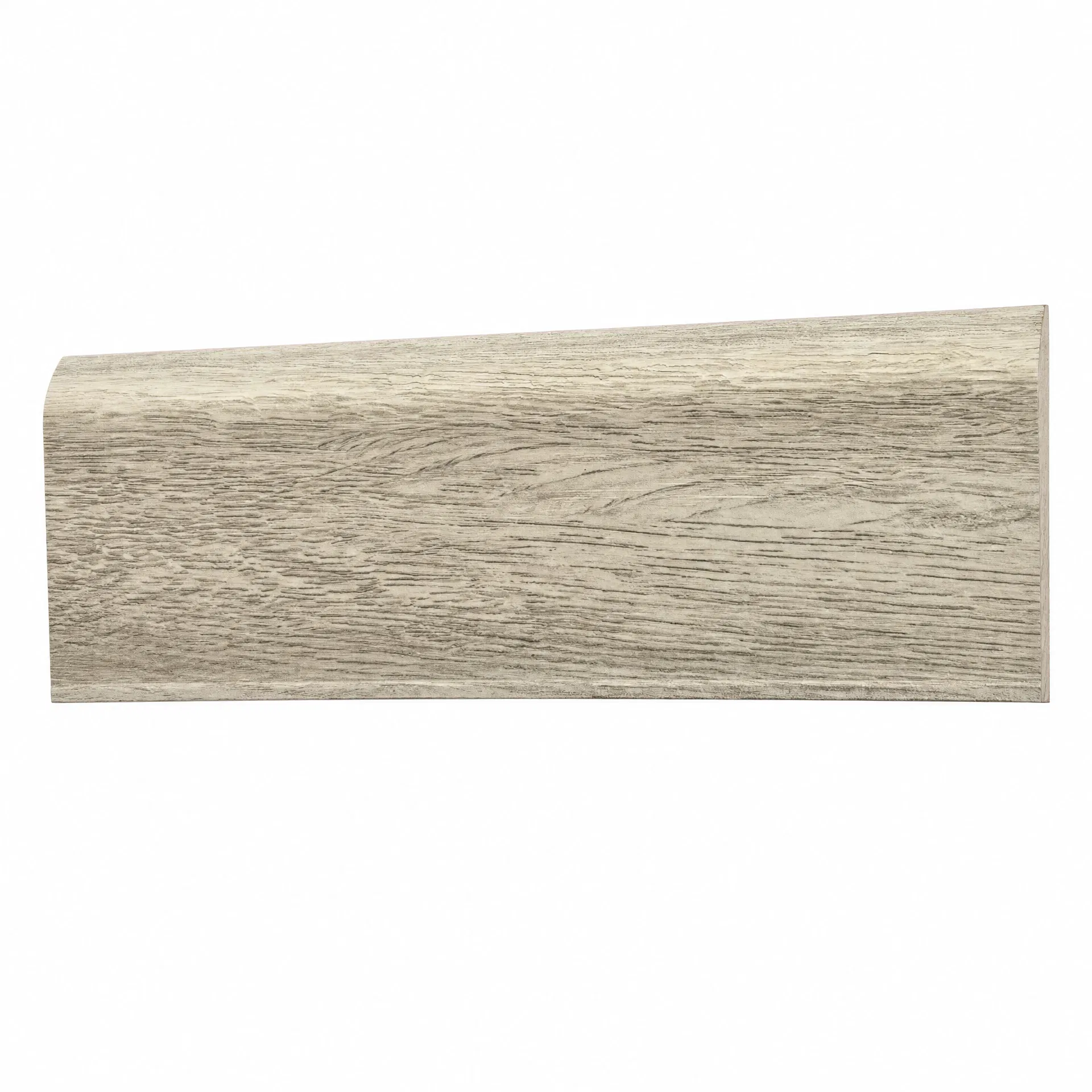 Plintă Duropolimer VIGO 60 Stejar Alba, Flexibilă, 100% Rezistentă la Apă, 2200 x 60 x 15 mm - DECORA [1]