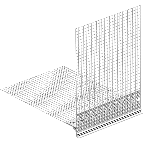 Accesorii termosistem - Profil din PVC  plasa cu picurator, 145 g, 2,5 m
