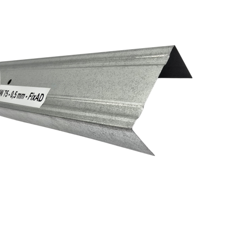 Profil gips-carton UW 75 x 0.50mm x 3m, FixAD [5]