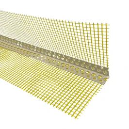 Accesorii tencuieli - Profil PVC, Coltar cu plasa, 125g, 7x7cm, 3m, galben