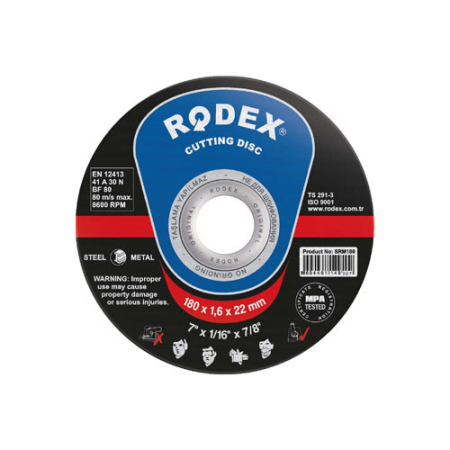 Discuri abrazive - RODEX DISC DE TAIAT METAL 125MM*1.0*22MM (100/600)