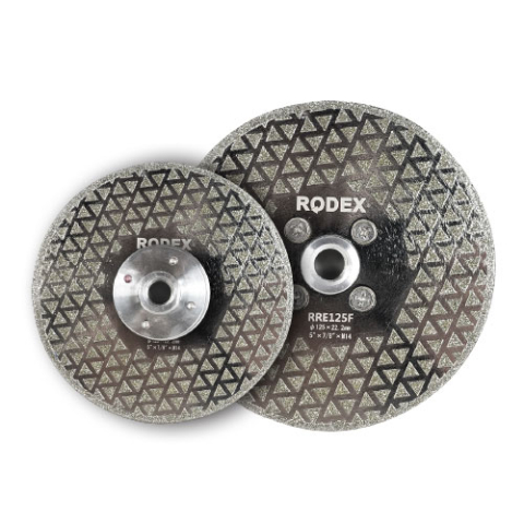 Scule electrice, unelte si accesorii - RODEX Disc diamantat electroplat cu ambele părți acoperite 125 mm