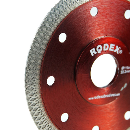 RODEX DISC DIAMANTAT PENTRU CERAMICĂ, TURBO ULTRA SUBȚIRE 115MM*20/22,23MM [1]