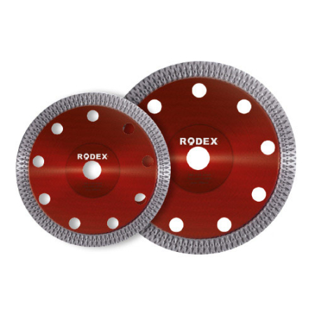 Scule electrice, unelte si accesorii - RODEX DISC DIAMANTAT PENTRU CERAMICĂ, TURBO ULTRA SUBȚIRE 115MM*20/22,23MM