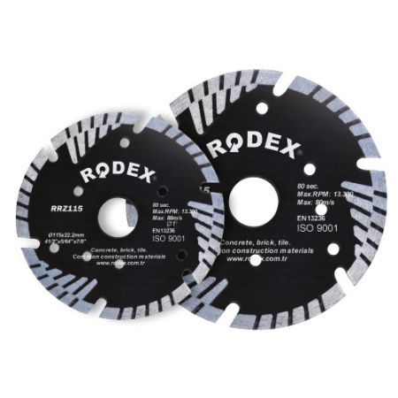 Scule electrice, unelte si accesorii - RODEX DISC DIAMANTAT SEGMENTAT PENTRU TĂIERE UNIVERSALĂ 300*50/32/25,4MM