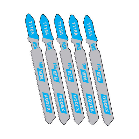Scule electrice, unelte si accesorii - RODEX Set lame fierăstrău vertical pentru metal T118A 76 mm (JSB201)