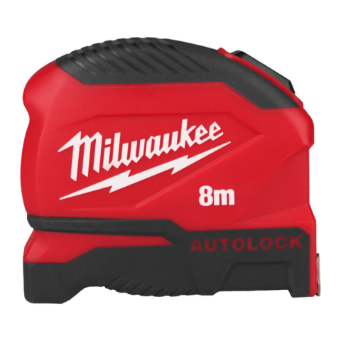 Rulete - Ruleta Autolock, generatia II, 8m, 25mm, 4932498774 - Milwaukee