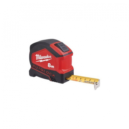 Rulete - Ruleta Milwaukee Autolock, 8m, 25mm, (4932464664), MILWAUKEE