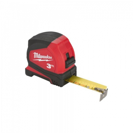 Rulete - Ruleta Milwaukee PRO Compact, 3m, 16mm (4932459591), MILWAUKEE