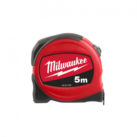Rulete - Ruletă Milwaukee Slimline, 5m, 19mm, MILWAUKEE