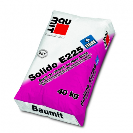 Materiale de constructii - Sapa egalizare Baumit Solido E 225, interior / exterior, 40 kg