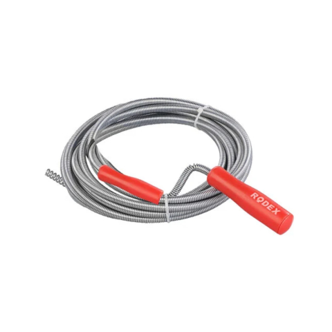 Furtunuri si conectori - Sarma spiralata pentru desfundare scurgere 9 mm x 8 m lungime - Rodex