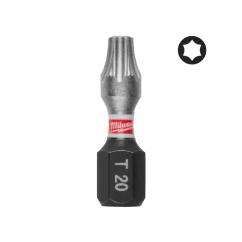 Scule electrice, unelte si accesorii - Set 3 biti de impact Shockwave Impact Duty™, TX20x25mm, 4932500363 - Milwaukee