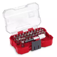Biti - Set 32 biti XS-CASE, 25 mm, suport biti cu schimbare rapida de 60 mm, adaptor hexagonal 1/4", cutie de depozitare, 49118693, Einhell, Einhell