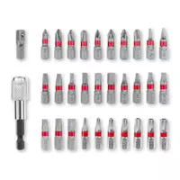 Set 32 biti XS-CASE, 25 mm, suport biti cu schimbare rapida de 60 mm, adaptor hexagonal 1/4", cutie de depozitare, 49118693, Einhell, Einhell [1]