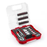 Accesorii si consumabile - Set 37 biti si chei tubulare, biti 25 mm, cheie cu clichet, suport pentru biti cu schimbare rapida, adaptor, prelungitor, cutie de depozitare, Einhell, 49109022, Einhell