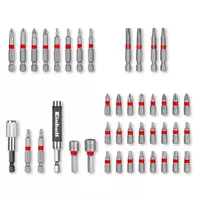 Set 42 biti M-CASE, 25 mm, biti 50 mm, suport magnetic, cheie tubulara, suport pentru biti cu schimbare rapida, cutie depozitare, Einhell, 49118953, Einhell [1]