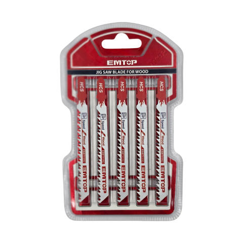 Set 5 lame pentru fiestrau pendular pentru lemn, 74mm - EMTOP [1]