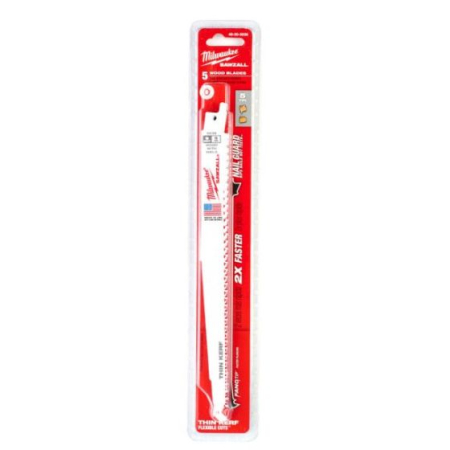 Set 5 panze fierastrau sabie pentru demolari, 230 mm, 5 TPI, 48005036 Milwaukee, MILWAUKEE [2]