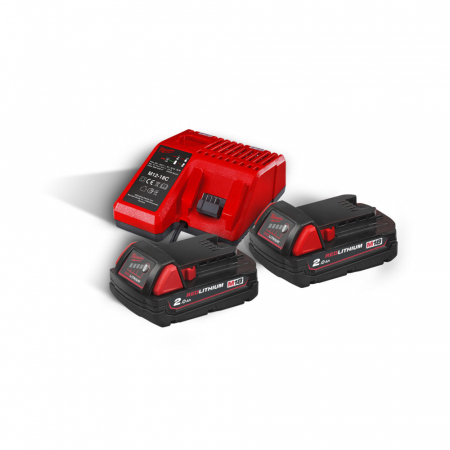 Scule electrice - Set acumulatori Li-Ion de 18V, model M18 NRG-202 (4933459213), MILWAUKEE