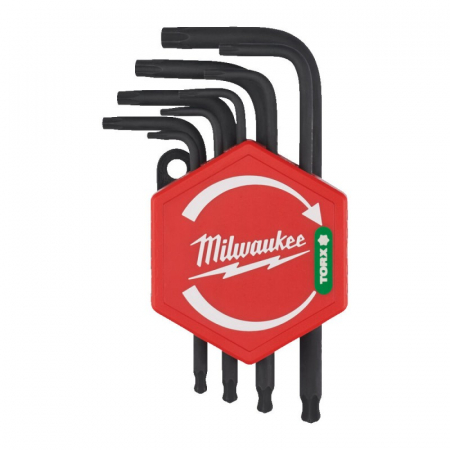 Surubelnite, clesti si chei - Set chei imbus TORX scurte T8-T40, 9 bucăți, (4932492703), MILWAUKEE