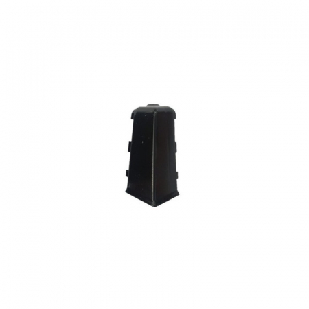 Finisaje si amenajari interioare - Set colt exterior Indo 70 18, negru lucios, 2 bucati/set
