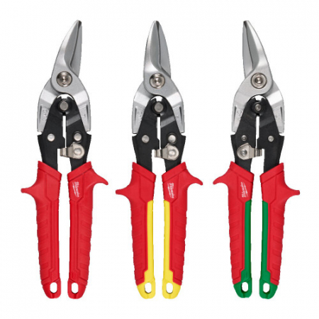 Foarfece - Set de 3 foarfeci pentru tabla Milwaukee, 4932499020 Milwaukee, MILWAUKEE