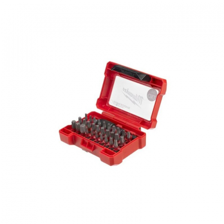 Scule electrice, unelte si accesorii - Set de 32 biti Shockwave in caseta (4932464240), MILWAUKEE