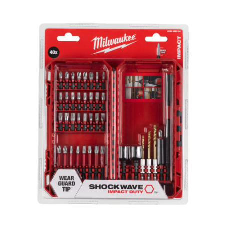 Set de 40 biți și burghie Shockwave în casetă (4932492004), MILWAUKEE [1]