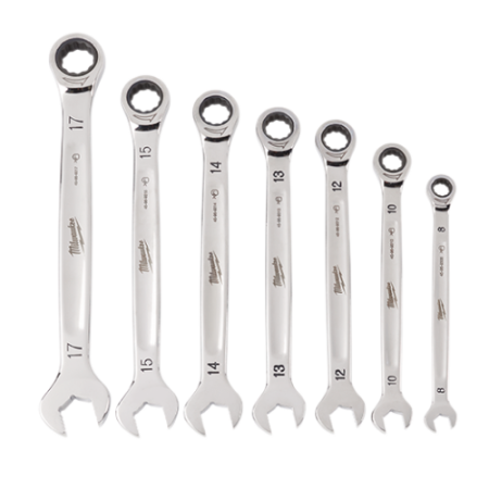 Set de 7 chei combinate cu clichet Maxbite™ metric, 4932464993 Milwaukee, MILWAUKEE [2]