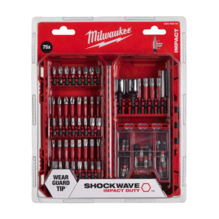 Set de 75 biti si tubulare Shockwave, (4932492008), MILWAUKEE [1]