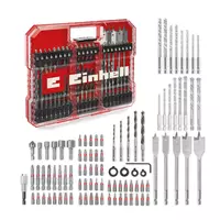 Biti - Set de biți, burghie și capete șurubelnițe în XL, 95 bucăți/set (49108788), Einhell