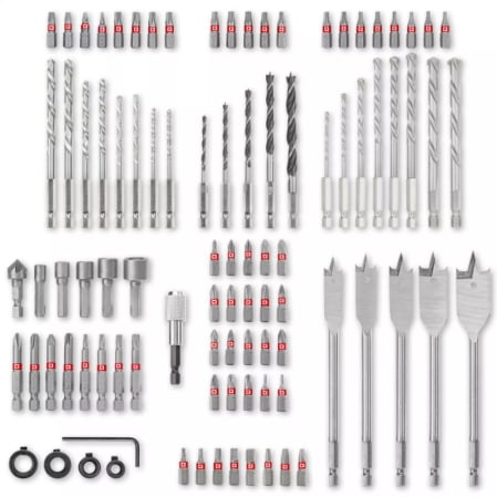 Set de biți, burghie și capete șurubelnițe în XL, 95 bucăți/set (49108788), Einhell [7]