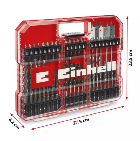 Set de biți, burghie și capete șurubelnițe în XL, 95 bucăți/set (49108788), Einhell [2]
