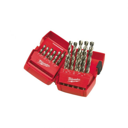 Burghie - Set de burghie pentru metal, rectificate, DIN338, Ø1.0-13.0mm, 25buc  (4932352376), MILWAUKEE