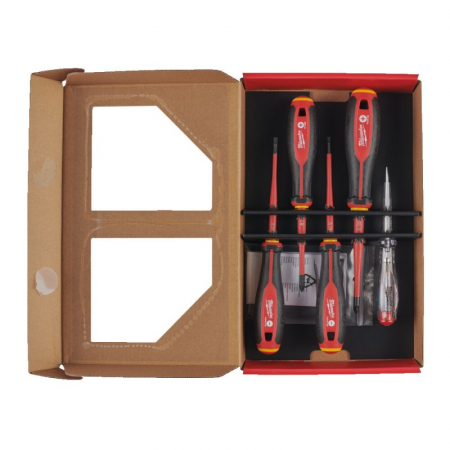 Surubelnite, clesti si chei - Set de surubelnite Tri-Lobe VDE 1.000V, 5buc (4932478737), MILWAUKEE