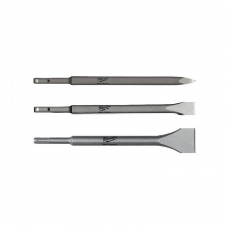 Dalti, spituri, leviere - Set de trei dalti SDS-plus, 250mm (4932430001), MILWAUKEE