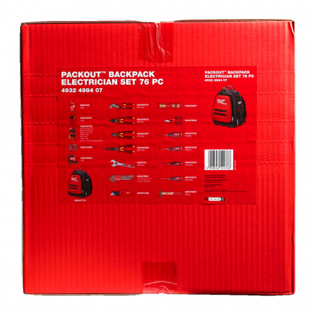 Set electrician Packout cu 76 produse, 4932498407 Milwaukee, MILWAUKEE [2]