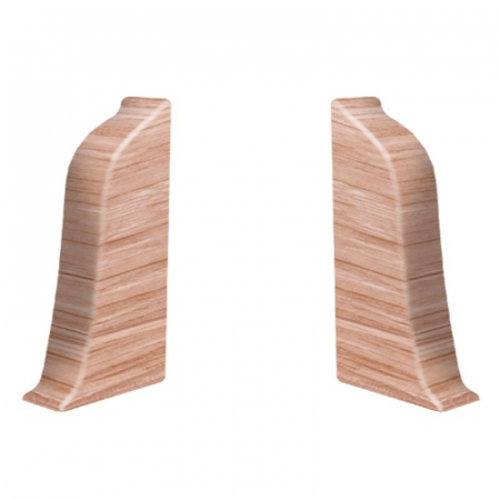 Plinta si accesorii - Set terminatii stanga-dreapta LM55 77, stejar nisip, 2 bucati/set