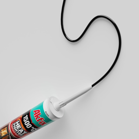 Sigiliu pentru semineu 1500 Heat Fighter, 280Ml, lichid, negru, Akfix [1]