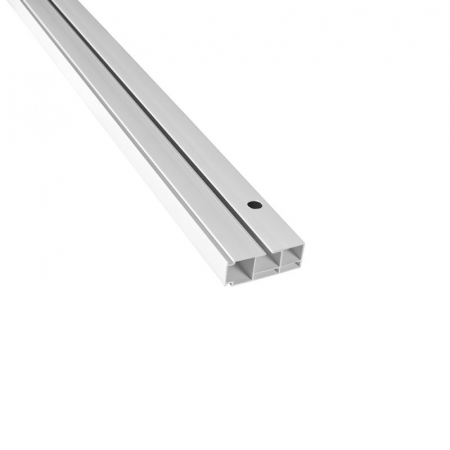 Sine pentru perdea si accesorii - Sina perdea si draperie, 200 cm, 1 canal, accesorii incluse, PVC, B1, alb