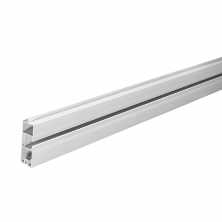 Finisaje si amenajari interioare - Sina perdea si draperie, 350 cm, 1 canal, accesorii incluse, PVC, A1, alb