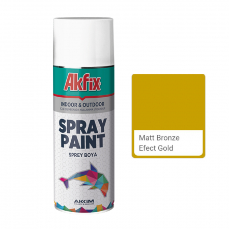 Spray vopsea - Spray Vopsea, culoare Gold Effect, 400ml - AKFIX