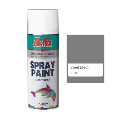 Spray vopsea - Spray Vopsea, culoare Steel Efect Inox, 400ml