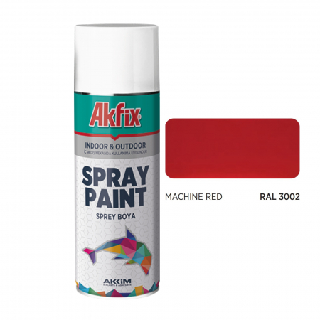 Tencuieli decorative si vopsele - Spray Vopsea finisaj lucios, Machine Red, RAL3002, 400ml