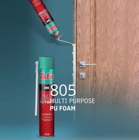 Spuma PU multi-functionala 805 cu pai, 750ml, Akfix [4]