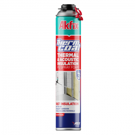 Spuma - Spuma Thermcoat, termica si acustica aplicabila prin pulverizare, 930gr