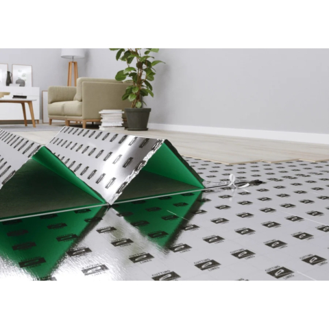 Substrat parchet laminat Arbiton Secura Extra AquaStop Smart 3 in 1, polistiren extrudat + folie PET + banda adeziva, grosime 3mm, 5.1 x 1.18 m, 6 mp/pachet [2]