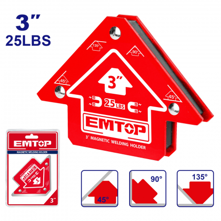 Accesorii unelte - Suport magnetic pentru sudura 3", EMTOP