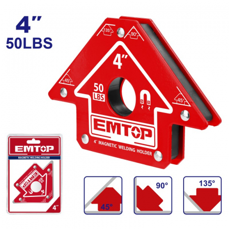 Accesorii unelte - Suport magnetic pentru sudura 4'', EMTOP